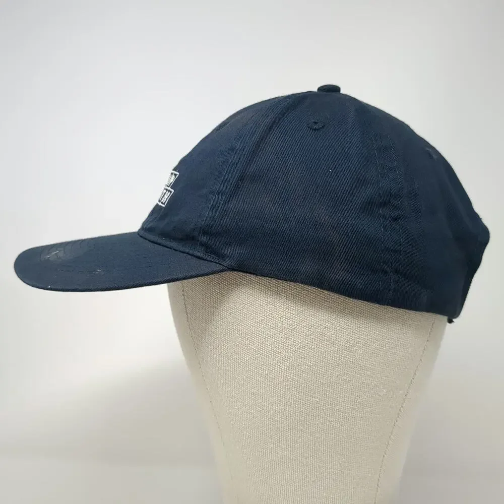 Port & Company Baseball Cap Blue One Size Strapback Startup Health Cotton Hat